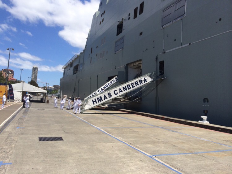 Commissioning of HMAS Canberra 5