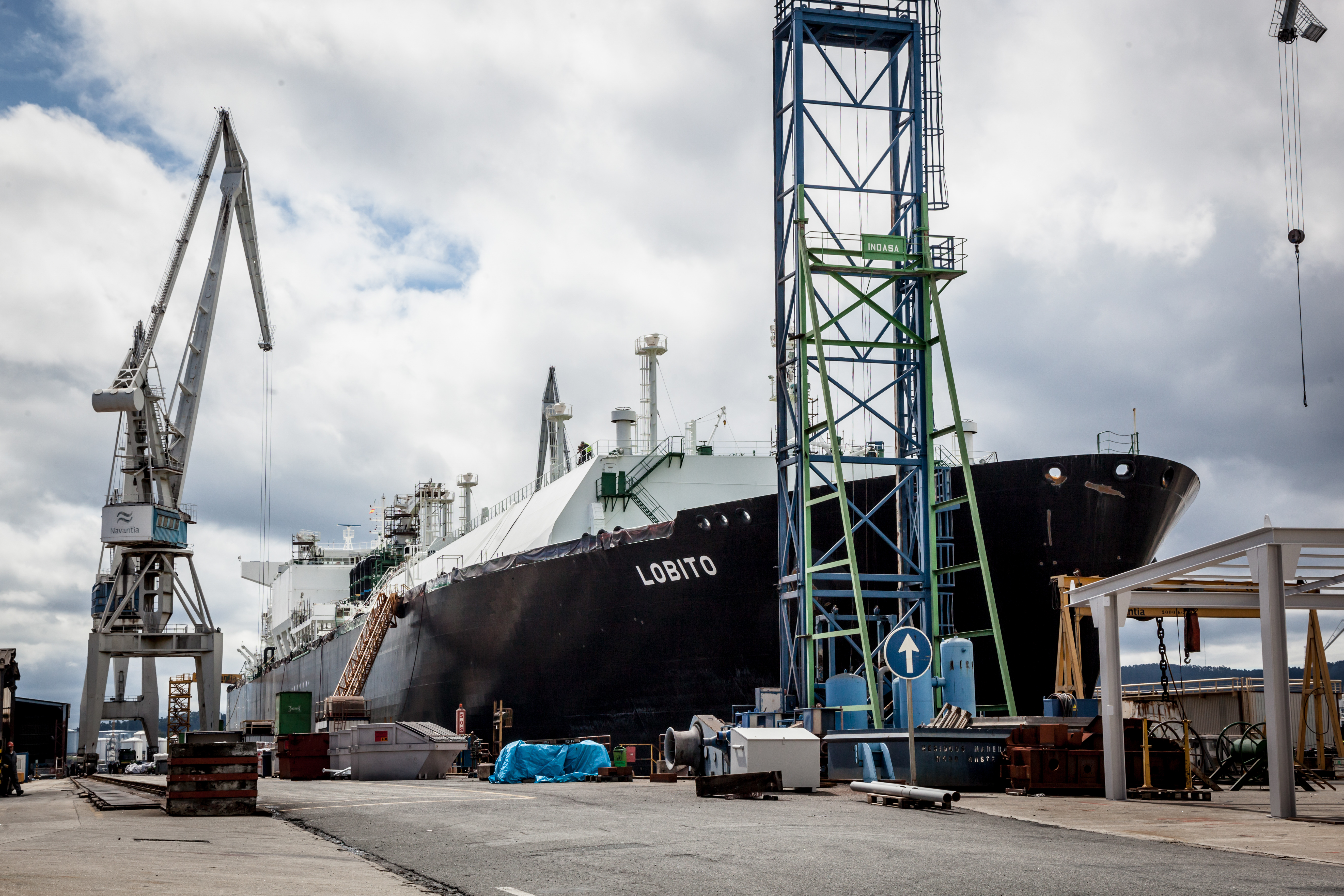 Lobito-Ferrol-LNG-Drydock