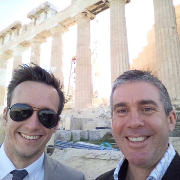 Colin Gray, Chartering and Freight Trading, and Matthew Blake in Athens, Greece