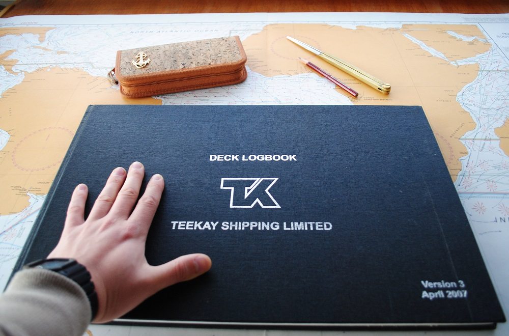 Deck Logbook - Photo credit: Ivan Kryukovskikh