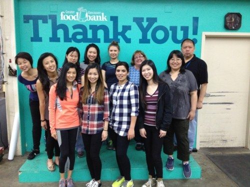 Teekay Vancouver Volunteers The Greater Vancouver at The Food Bank Society